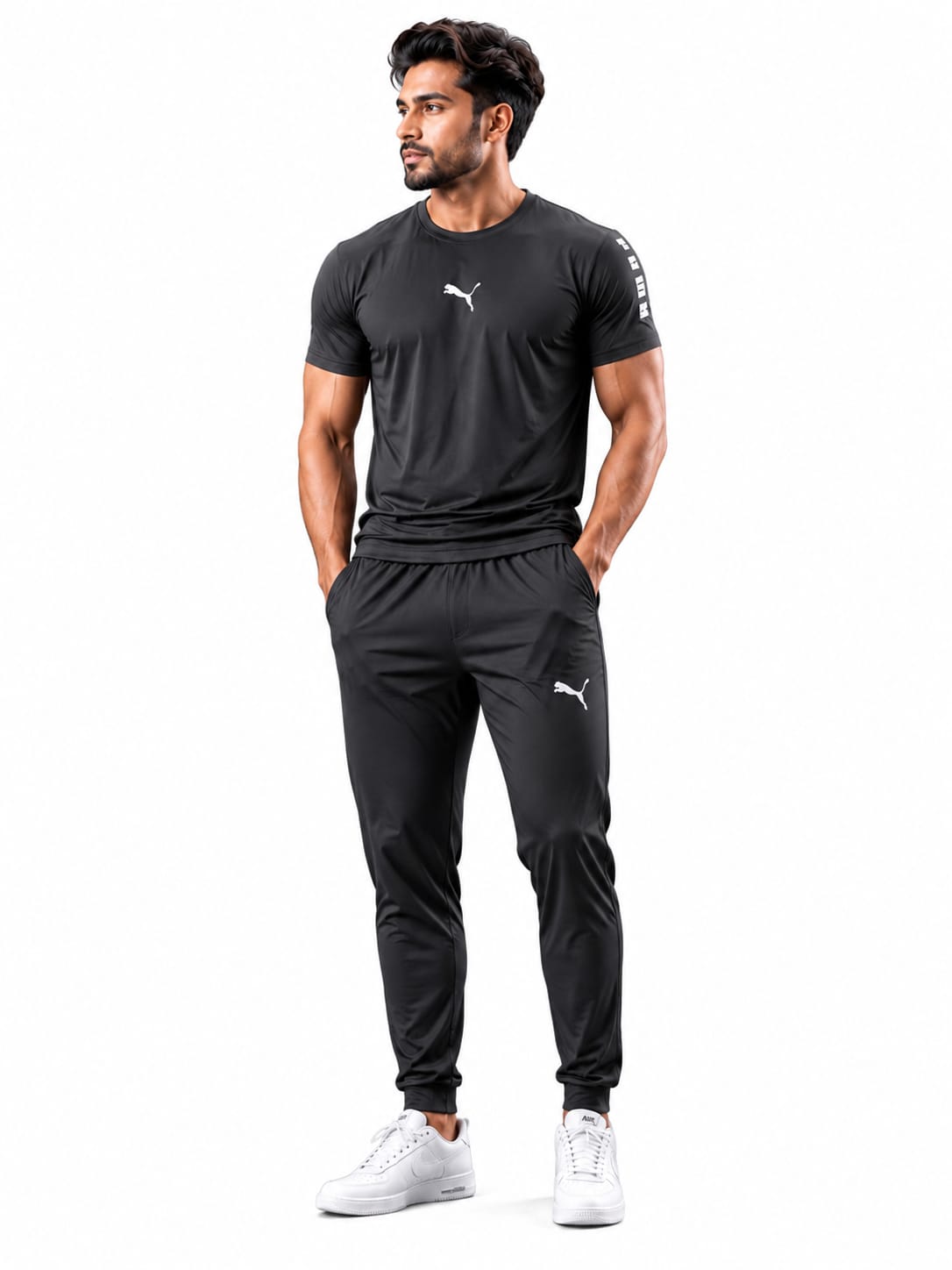 DryFit Tracksuit Dark Grey